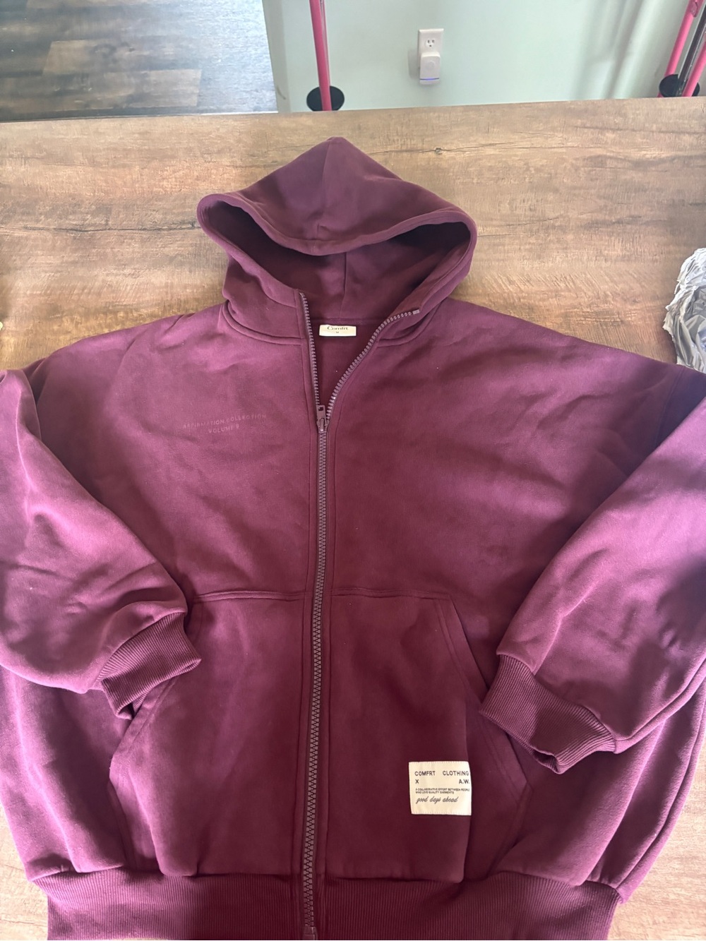 COMFRT affirmation full zip hoodie